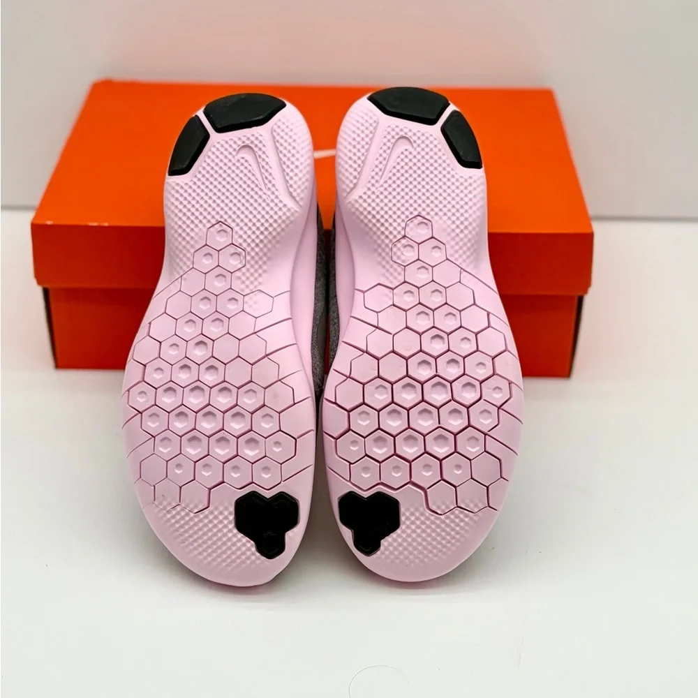 Nike Women's Gray & Pink Flex Running Shoes Size 8